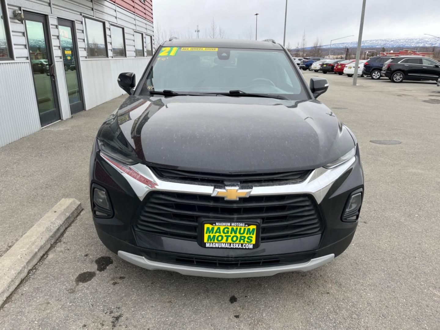 2021 Black Chevrolet Blazer (3GNKBJRS1MS) , located at 1960 Industrial Drive, Wasilla, 99654, (907) 274-2277, 61.573475, -149.400146 - Photo#7